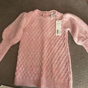 BNWT Janie and Jack Bubble Sleeve Sweater Dress